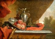 Nicolas de Largilliere Nature morte a l aiguiere oil on canvas